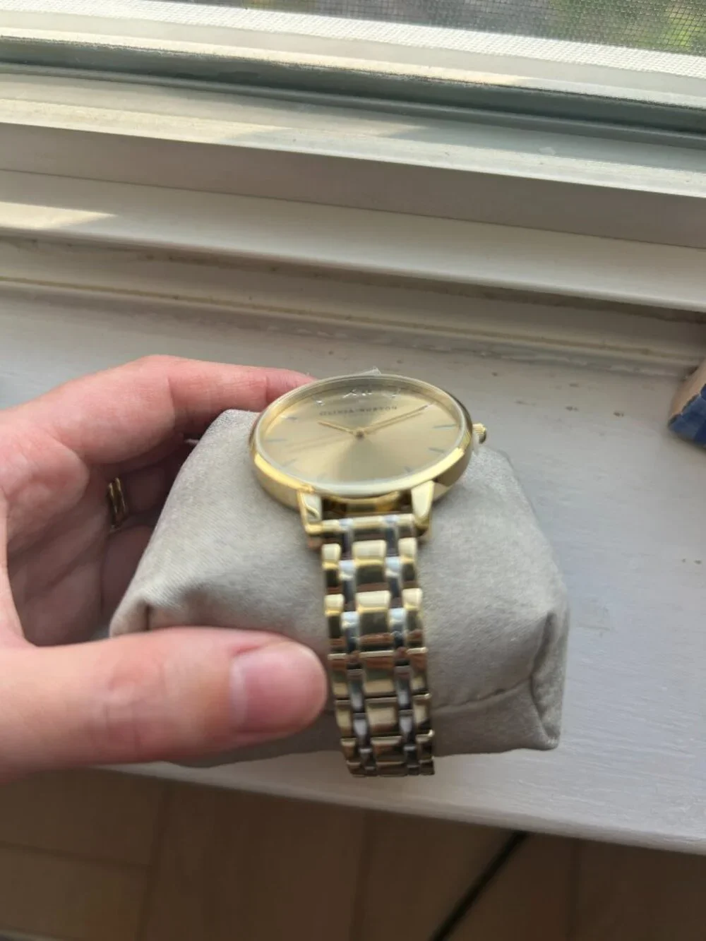 Olivia Burton 38mm Champagne & Gold Bracelet Watch